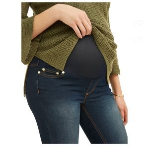 ⭐️Host Pick⭐️ Oh! Mamma Maternity Skinny Jeans with Full Panel Size XL 16